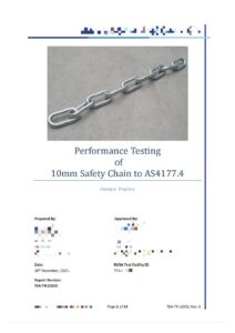 Certificate & Testing Report for CCT