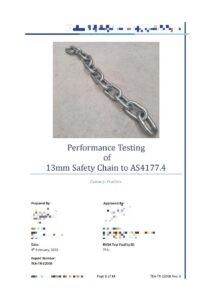 Certificate & Testing Report for CCT